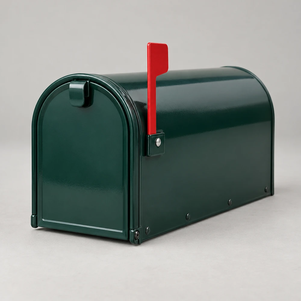 Post-mounted Mailbox